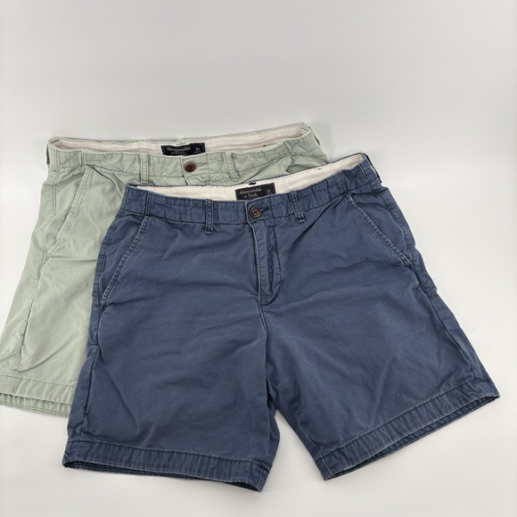Abercrombie & Fitch Other - Lot Of 2 Abercrombie & Fitch Mens Size 31 Cotton Chino Shorts - Color In Comment